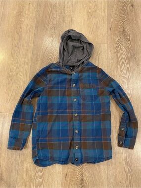 Art Class Hooded Flannel